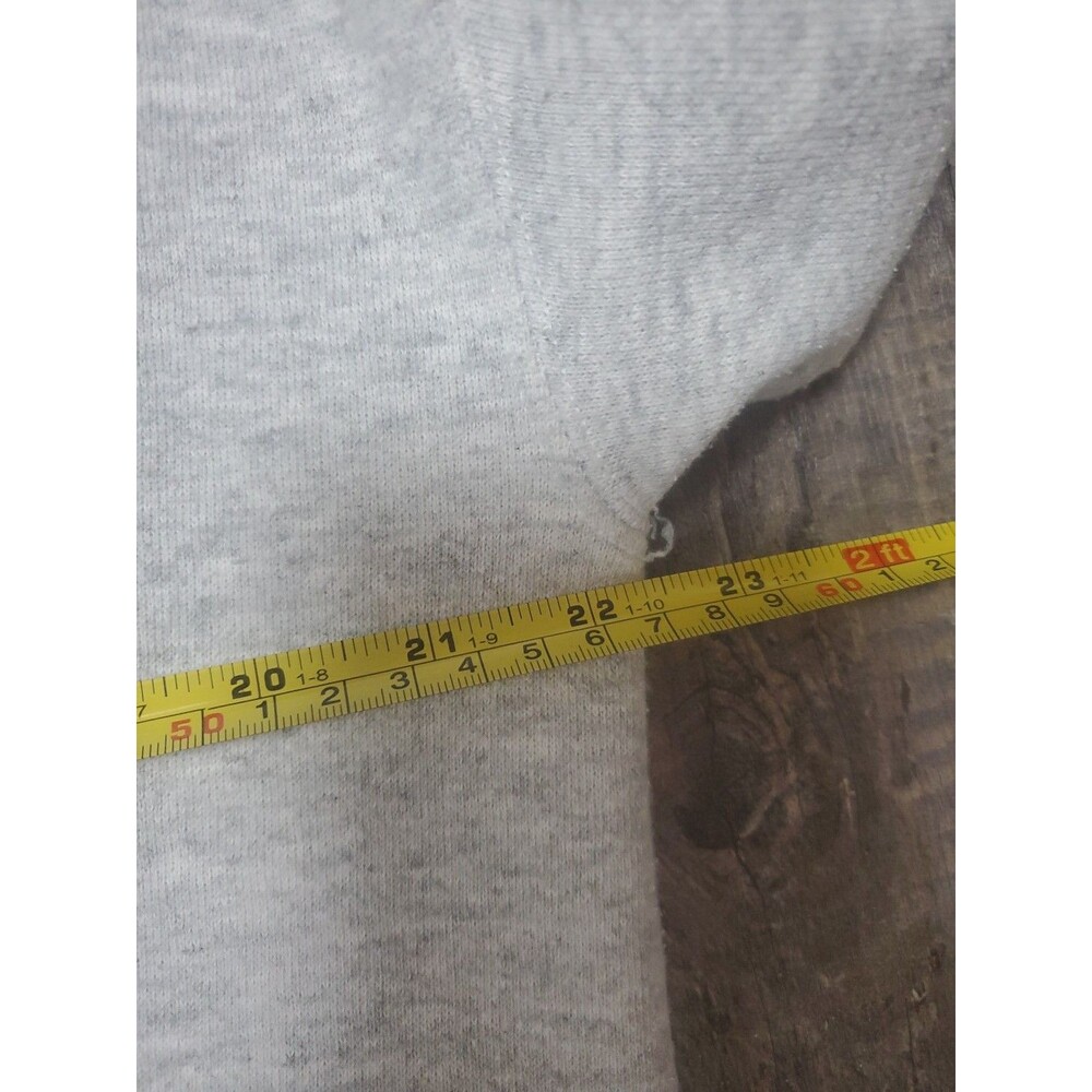 Vintage University Of Miami Hurricanes Gray Crewneck Sweatshirt Size L Tultex - Picture 15 of 15